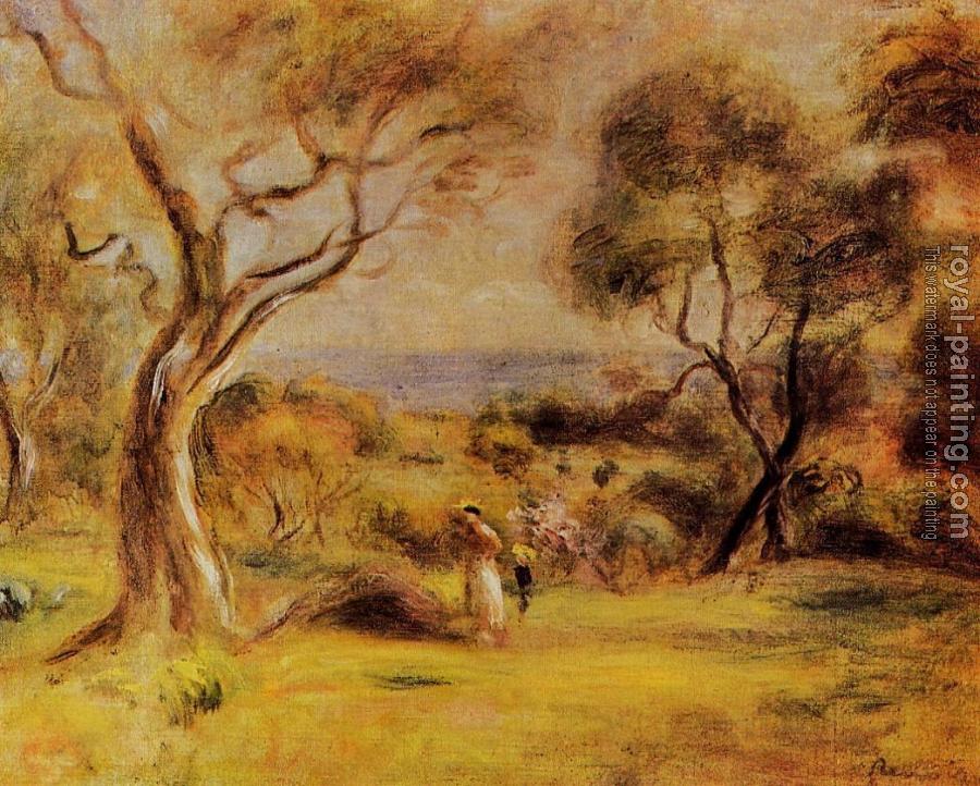 Pierre Auguste Renoir : A Walk by the Sea